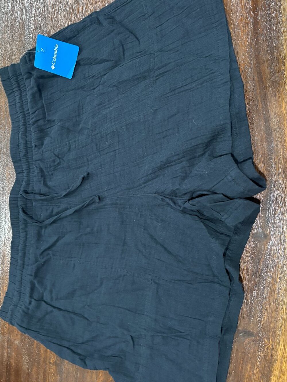 Columbia Women's 2X 5" Inseam Holly Hideaway Breezy Shorts Black Gauzy Comfy NEW